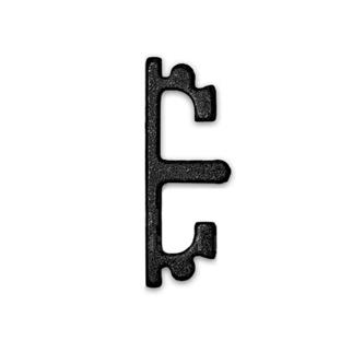 Hi-capa, Puzzle Aftrækker, Front, Kort Flad, Sort