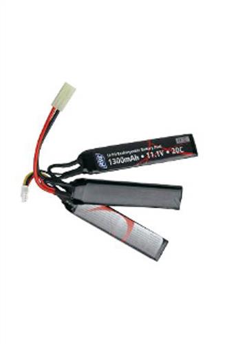 Batteri, 11,1V 1300 mAh, LI-PO Sticks