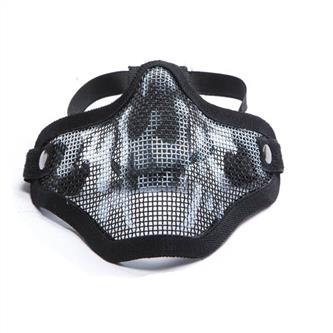 Gittermaske, Metal, Skull, Deluxe