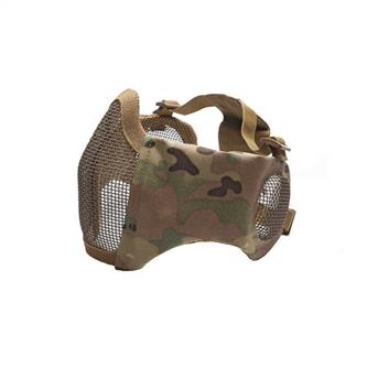 Gittermaske, Metal/Stof, Ører, MultiCamo