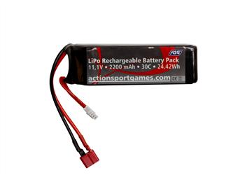 Batteri, 11,1V, 2200 mAh, Deans