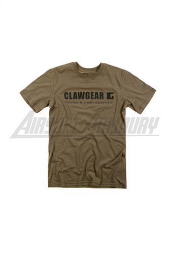 T-Shirt, Clawgear Logo, RAL7013, XXL