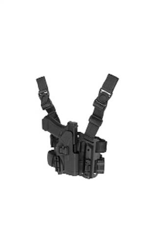 Glock hylster med lårplatform, Sort