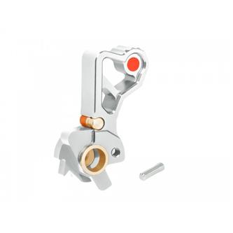 CNC Aluminnium Hammer, Hi-Capa, Type A, Sølv