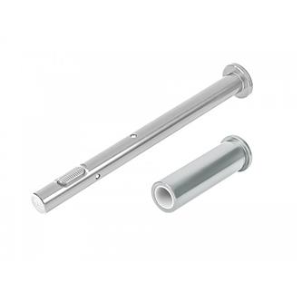 CNC Aluminium Guide Plug/Rod Sæt, Sølv