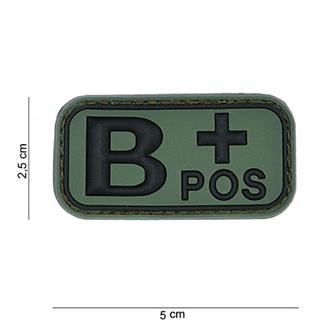 B+ Positiv, Grøn, PVC Patch