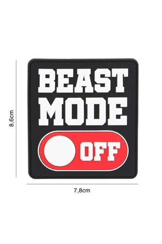 Beast Mode OFF, PVC Patch