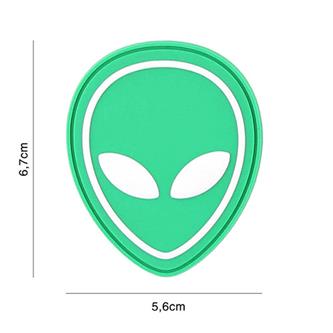 Alien, Grøn, PVC Patch