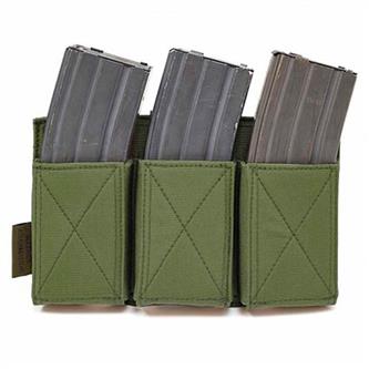 Triple Elastic Mag Pouch, OD Green