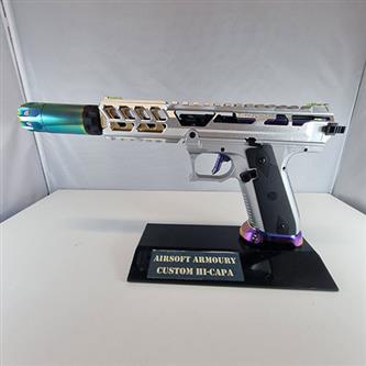 Custom AAP-01, Silver Rainbow - One Of a Kind | Airsoft Armoury Webshop
